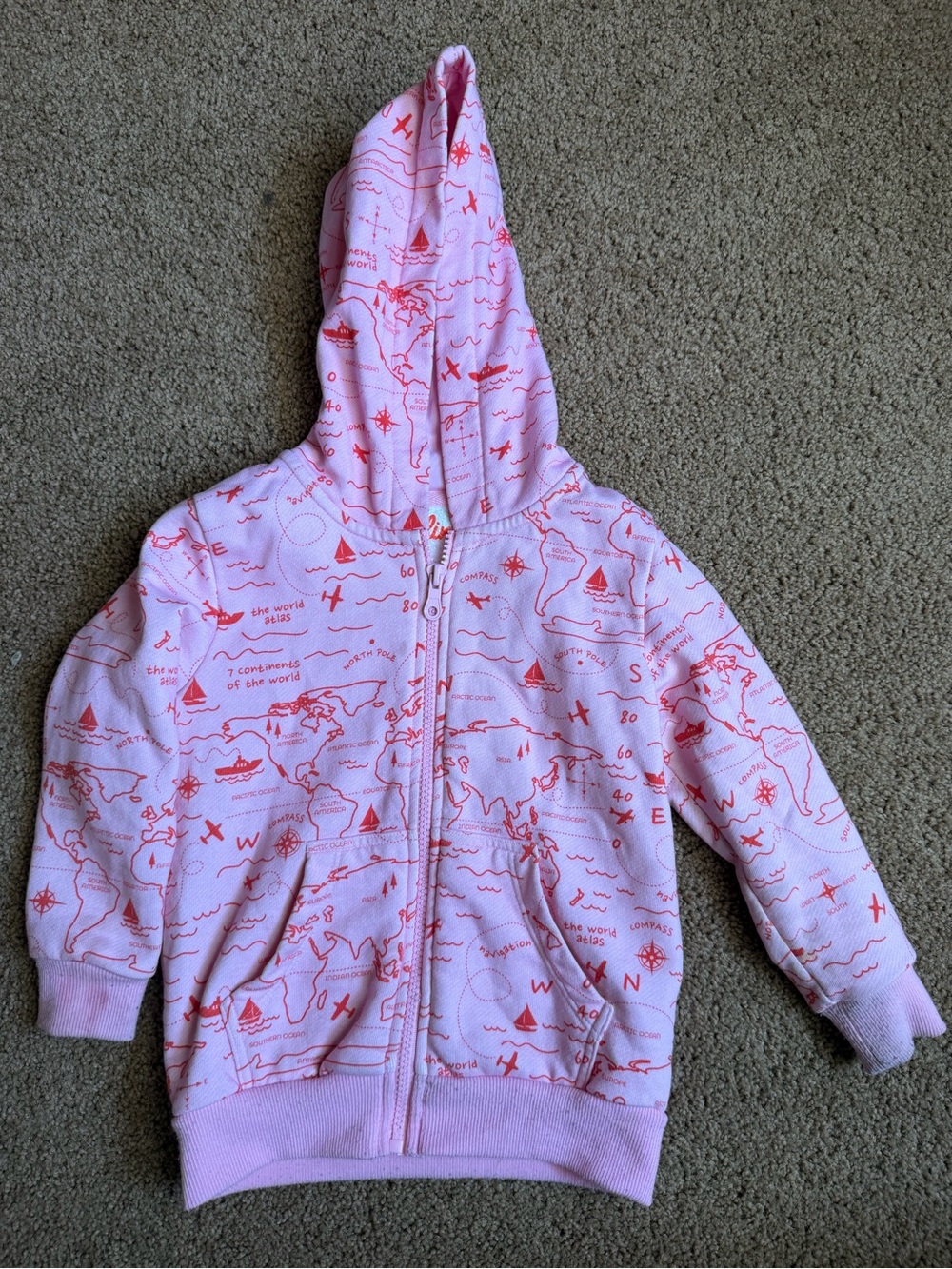 Piccolina Map Hoodie